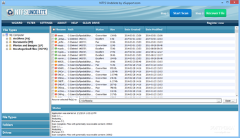 NTFS Undelete screenshot