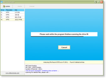 NTFS Uneraser screenshot