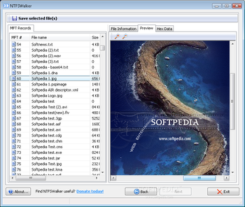 NTFSWalker screenshot 2