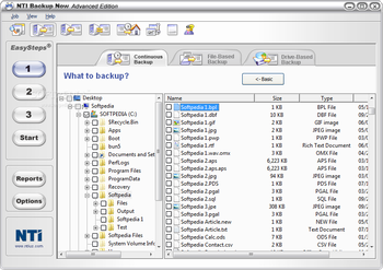 NTI Backup Now Advanced Edition screenshot 2