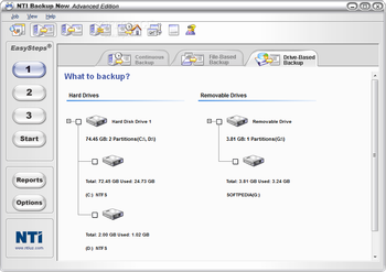 NTI Backup Now Advanced Edition screenshot 3