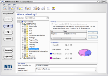 NTI Backup Now Advanced Edition screenshot 4