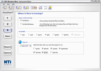NTI Backup Now Advanced Edition screenshot 5