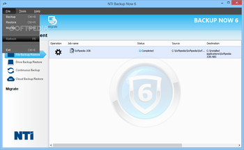 NTI Backup Now screenshot 2