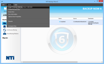 NTI Backup Now screenshot 3