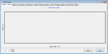 NTP Plotter screenshot