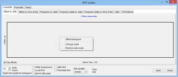 NTP Plotter screenshot 3