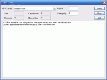 NTP Server Tool screenshot