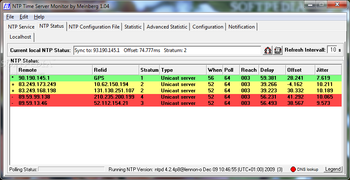 NTP Time Server Monitor screenshot 2