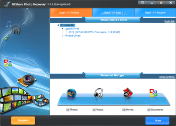 NTShare Photo Recovery screenshot