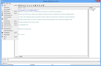 NuBean XMLEspresso screenshot 2