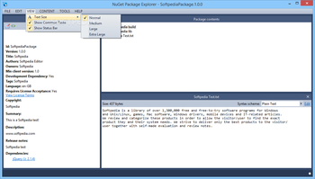 NuGet Package Explorer screenshot 4