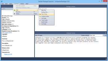 NuGet Package Explorer screenshot 5