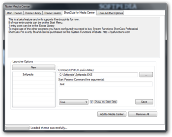 Nuke Media Center (formerly Media Center Themer) screenshot 3