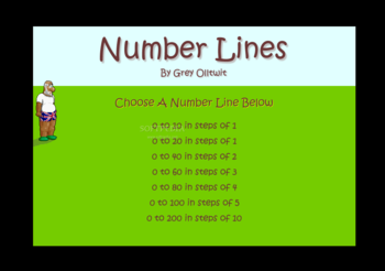 Number Lines screenshot