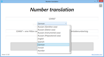 Number translation screenshot 2