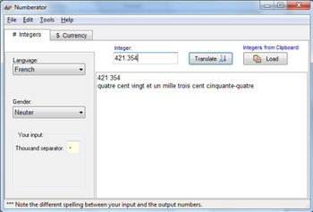 Numberator screenshot