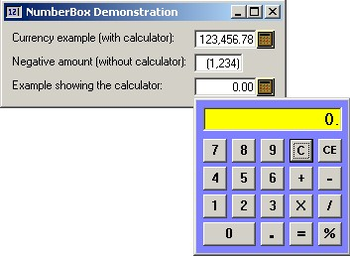 NumberBox ActiveX screenshot