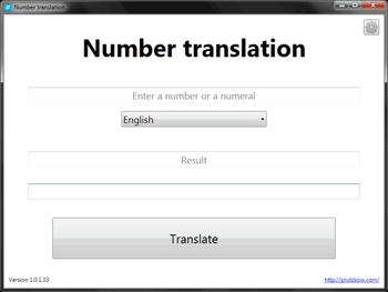 NumberTranslation screenshot