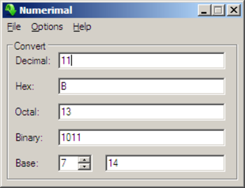 Numerimal Portable screenshot