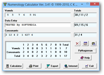 Numerology Calculator screenshot