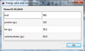 Nutrition Calculator screenshot 5