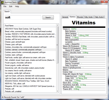 Nutrition Facts screenshot 2