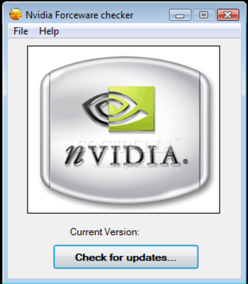 Nvidia Forceware checker screenshot 2