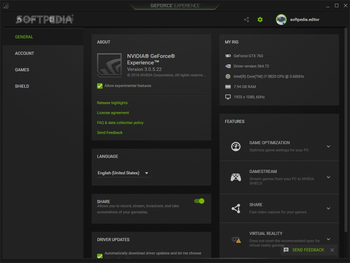 NVIDIA GeForce Experience screenshot 4