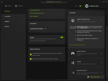 NVIDIA GeForce Experience screenshot 5