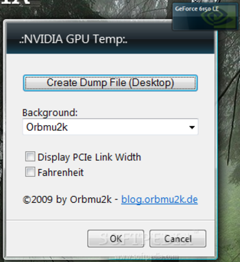 NVIDIA GPU Temp screenshot 3