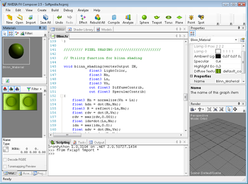 NVIDIA Shader Debugger screenshot