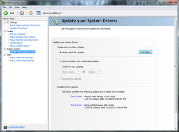 NVIDIA System Tools screenshot 2