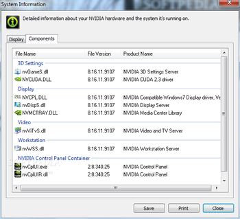 NVIDIA System Tools screenshot 4