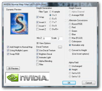 NVIDIA Texture Tools For Adobe Photoshop screenshot 2