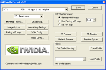 NVIDIA Texture Tools For Adobe Photoshop screenshot 4