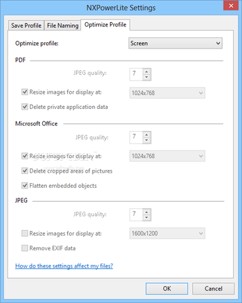 NXPowerLite Desktop screenshot 6