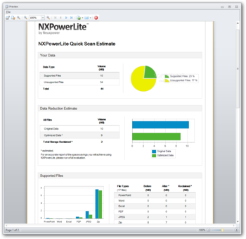 NXPowerLite for File Servers screenshot 11