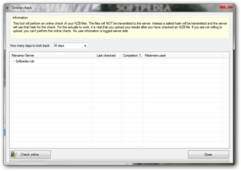 NZB Completion Checker screenshot 3