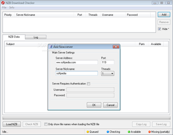 NZB Download Checker screenshot