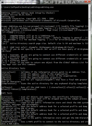 OABInteg screenshot