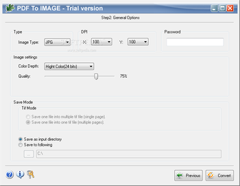 OakDoc PDF to IMAGE Converter screenshot 2
