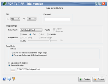 OakDoc PDF to TIFF Converter screenshot 2