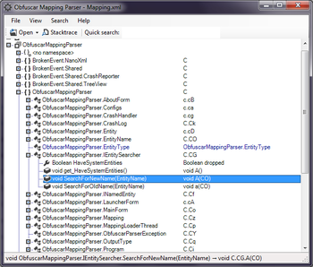 Obfuscar Mapping Parser screenshot 7