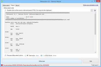 Obfuscator screenshot 2