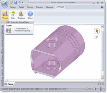 OBJ Export for SketchUp screenshot