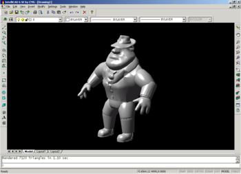 OBJ Import for IntelliCAD screenshot