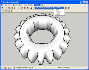 OBJ Import for SketchUp screenshot
