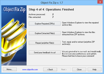 Object FIX ZIP screenshot 4