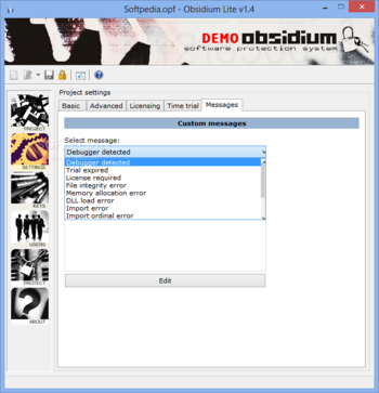 Obsidium Lite screenshot 5